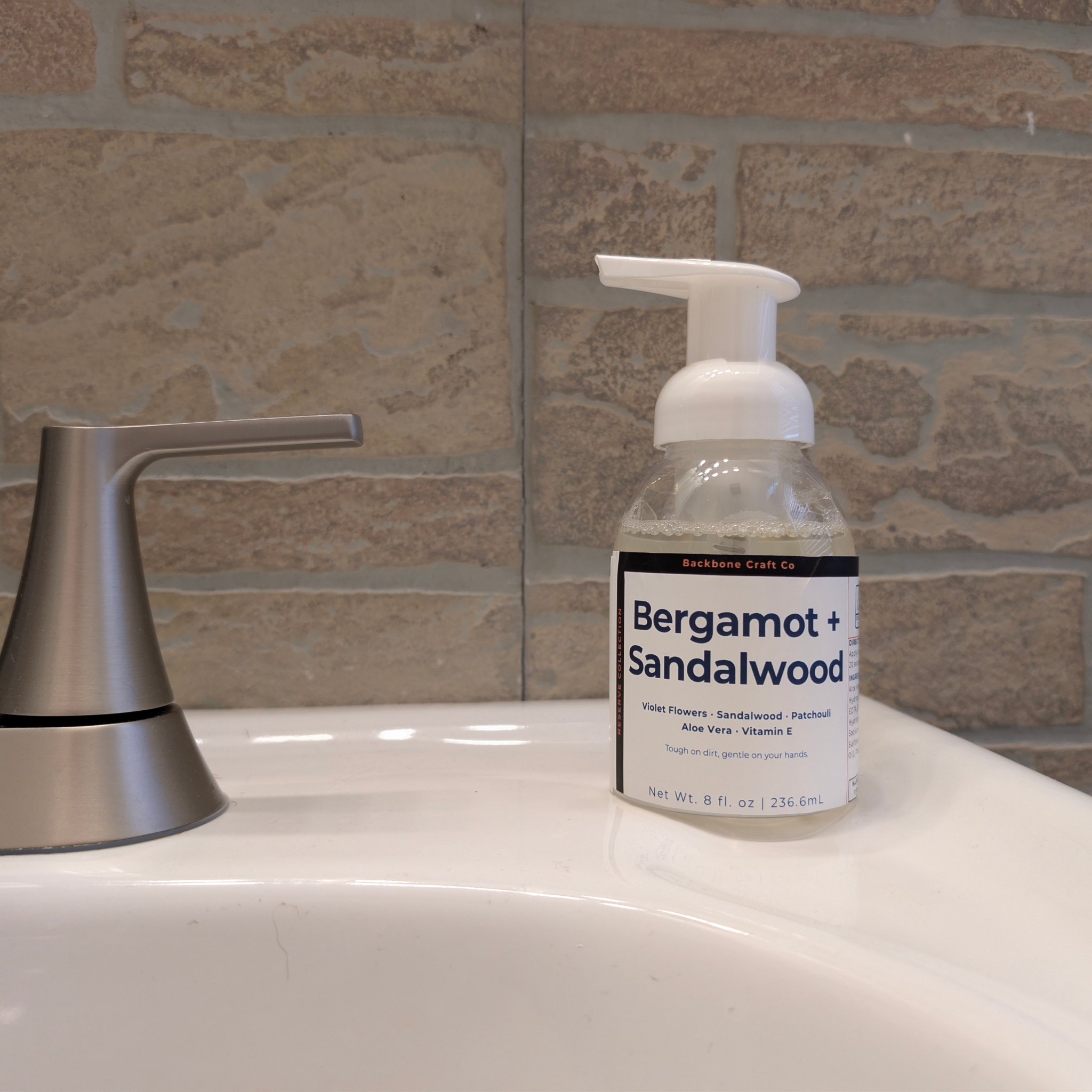 Bergamot + Sandalwood Foaming Hand Soap